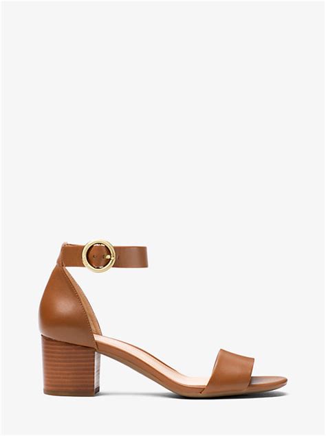 lena leather sandal michael kors|Lena Leather Sandal .